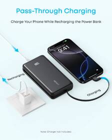 Powerbanka Anker Anker Zolo 20000mAh, 22,5W s kabelem USB-C bílá

 obrázek produktu 4 z 5