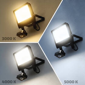 Reflektor Solight TOP, se senzorem, 30W, max. 3900lm, 3CCT, 2 režimy, IP65 černý

 obrázek produktu 5 z 5