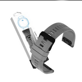 Řemínek RhinoTech pro Garmin QuickFit sportovní silikonový 22mm šedý

 obrázek produktu 1 z 3