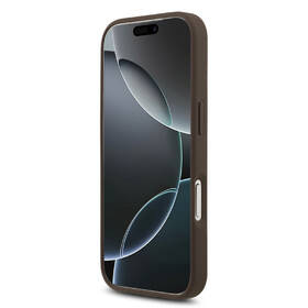 Kryt na mobil Guess PU 4G Metal Logo Strap na Apple iPhone 17 Pro hnědý

 obrázek produktu 3 z 7