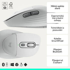 Myš Logitech Signature Comfort Plus M850 L Wireless bílá

 obrázek produktu 7 z 18