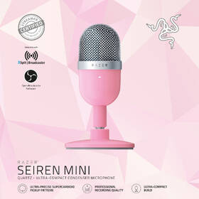 Mikrofon Razer Seiren Mini - Quartz 

 obrázek produktu 3 z 4