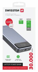 Powerbanka Swissten 30000 mAh, 133W PD šedá

 obrázek produktu 1 z 1