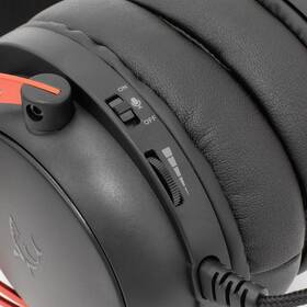 Headset White Shark GORILLA pro PC, PS4/PS5, Xbox, Mac černý/červený

 obrázek produktu 10 z 12