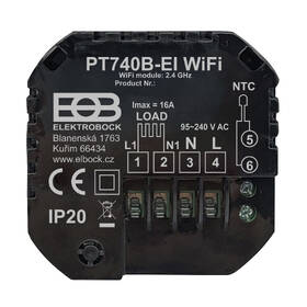 Termostat Elektrobock PT740B-EI Wi-Fi, prostorový černý

 obrázek produktu 6 z 6
