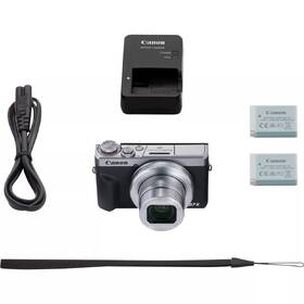 Digitální fotoaparát Canon G7X Mark III Battery Kit stříbrný

 obrázek produktu 2 z 8