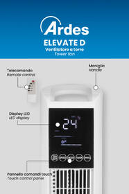 Ventilátor sloupový Ardes 5T803 bílý

 obrázek produktu 7 z 7