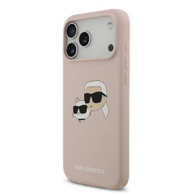 Kryt na mobil Karl Lagerfeld Liquid Silicone Double Heads MagSafe na Apple iPhone 17 Pro Max růžový

 obrázek produktu 2 z 7