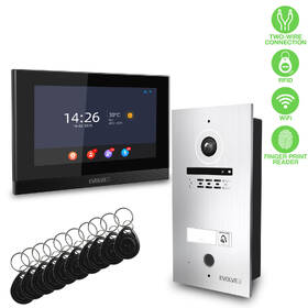 Dveřní videotelefon Evolveo ID-1, s RFID, otiskem prstu a podporou ONVIF kamer černý/nerez

 obrázek produktu 1 z 19