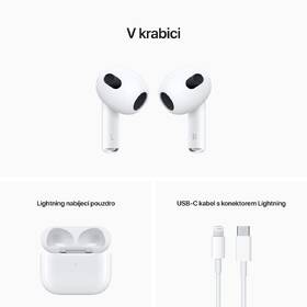 Sluchátka Apple AirPods 2022 s Lightning nabíjecím pouzdrem 
