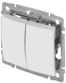 Vypínač Legrand Valena dvojitý střídavý č. 6+6 bílý

 obrázek produktu 1 z 2