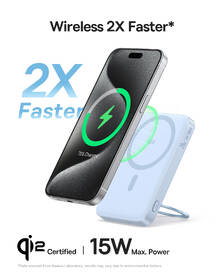 Powerbanka Baseus PicoGo Qi2 5000mAh 20W USB-C modrá

 obrázek produktu 4 z 10