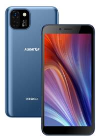Mobilní telefon Aligator S5550 Duo modrá barva
