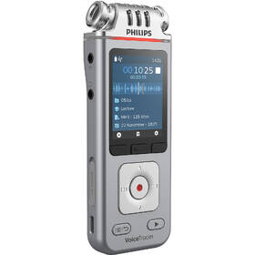 Diktafon Philips DVT4110 stříbrná barva
