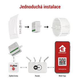 Modul EMOS GoSmart stmívací IP-2112DZ, ZigBee, 2-kanálový 

 obrázek produktu 9 z 19