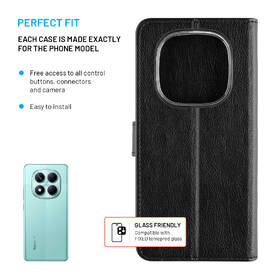 Pouzdro na mobil flipové FIXED Opus na Xiaomi Redmi Note 14 Pro 5G/Poco X7 černé

 obrázek produktu 2 z 7