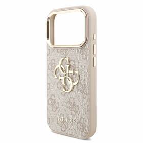 Kryt na mobil Guess PU 4G Metal Logo Strap na Apple iPhone 18 Pro růžový

 obrázek produktu 1 z 7