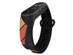 Řemínek Mi-Band na Xiaomi Mi Band 5/6 - motiv Pentagon, černý 

 obrázek produktu 2 z 3