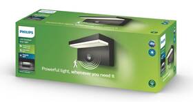 Nástěnné svítidlo Philips Bustan, LED, senzor pohybu, neutrální bílá - antracitové 

 obrázek produktu 3 z 3