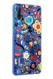 Kryt na mobil Huawei Colorful na P30 Lite - Flower Blue 

 obrázek produktu 1 z 3