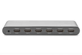 HDMI rozbočovač Digitus 4K HDMI Switch, 5x1 
