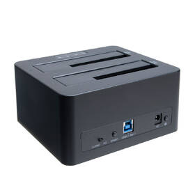 Box na HDD AKASA DuoDock X3 HDD/SSD, USB 3.1, 2.5" a 3.5", pro 2 disky současně 

 obrázek produktu 3 z 4