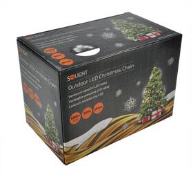 Vánoční osvětlení Solight LED řetěz, 500 LED, 50+5 m, IP44, studená bílá 

 obrázek produktu 6 z 6