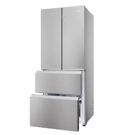 Americká lednice Haier HFR3718ENMM stříbrná barva
