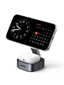 Bezdrátová nabíječka UGREEN Qi2 7,5W na Apple iPhone a AirPods černá/šedá

 obrázek produktu 2 z 15