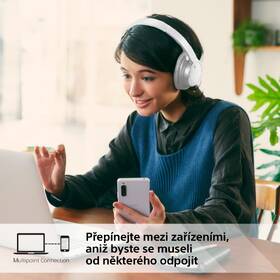 Sluchátka Sony WH-CH720N bílá barva

