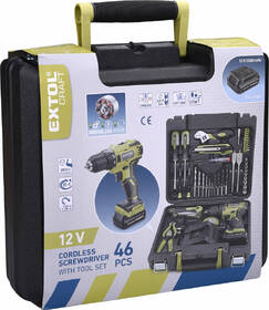 Vrtací šroubovák Extol Craft 422801 (s baterií) 
