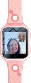 Chytré hodinky Carneo GuardKid+ 4G Platinum dětské růžová barva
