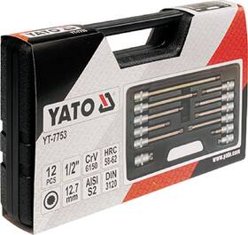 Sada bitů YATO YT-7753 (12 ks) 

 obrázek produktu 1 z 2
