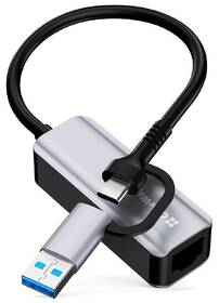Wi-Fi adaptér ColorWay USB-C nebo USB-A na RJ45, 18cm šedá

 obrázek produktu 2 z 8
