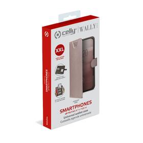 Pouzdro na mobil flipové Celly Wally One, 2XL na 5,0" - 5,5" růžové

 obrázek produktu 3 z 3