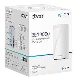 Komplexní Wi-Fi systém TP-Link Deco BE85, BE19000, Wi-Fi 7 (1 ks) bílý

 obrázek produktu 12 z 12