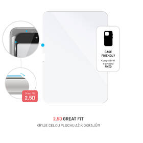 Tvrzené sklo FIXED na Apple iPad 10,9" (2022)/iPad 11" (2025) 

 obrázek produktu 1 z 2