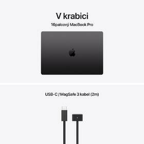 Notebook Apple 16" M5 Pro 18× CPU 20× GPU, 24 GB, 1 TB - vesmírně černý CZ 

 obrázek produktu 8 z 8