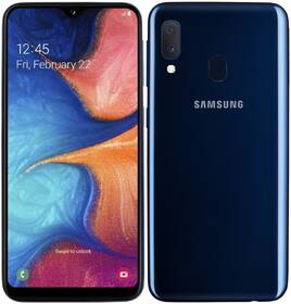 Mobilní telefon Samsung A20e Dual SIM modrá barva
