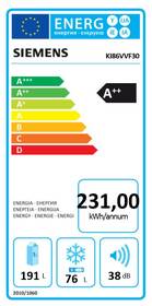 Chladnička s mrazničkou Siemens KI86VVF30 
