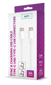Kabel Forever Setty USB-C/USB-C 1m bílý

 obrázek produktu 1 z 1