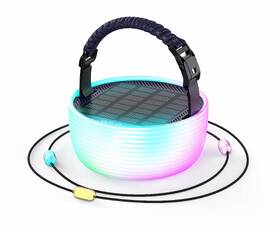 Venkovní lampička IMMAX solární s integrovaným RGB LED světelným řetězem 

 obrázek produktu 2 z 16