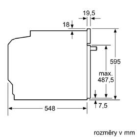 Trouba Bosch HBG7341W1 bílá barva
