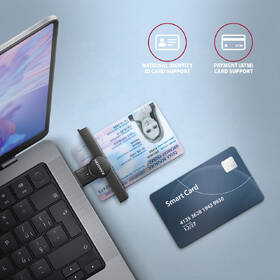 Čtečka eObčanek Axagon USB-A PocketReader černá

 obrázek produktu 1 z 4