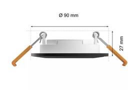 Vestavné svítidlo Philips Slim downlight S (90mm), 3ks černé

 obrázek produktu 4 z 6