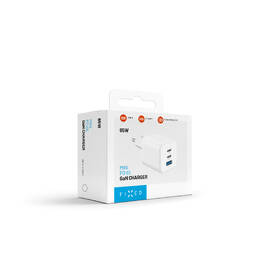 Nabíječka do sítě FIXED Mini GaN, PD, 65W, 2xUSB-C/USB-A bílá

 obrázek produktu 9 z 9