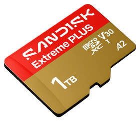 Paměťová karta SANDISK 1TB UHS-I (250R/170W) + SD apaptér 

 obrázek produktu 2 z 3