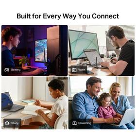 Bluetooth TP-Link Archer TBE400U Plus, BE6500 Tri-Band Wi-Fi 7 černý

 obrázek produktu 3 z 7