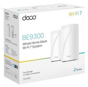 Komplexní Wi-Fi systém TP-Link Deco BE65, BE9300, Wi-Fi 7 (2 ks) bílý

 obrázek produktu 9 z 9