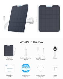 Solární panel Reolink Solar Panel 2 Type-C bílý

 obrázek produktu 8 z 8